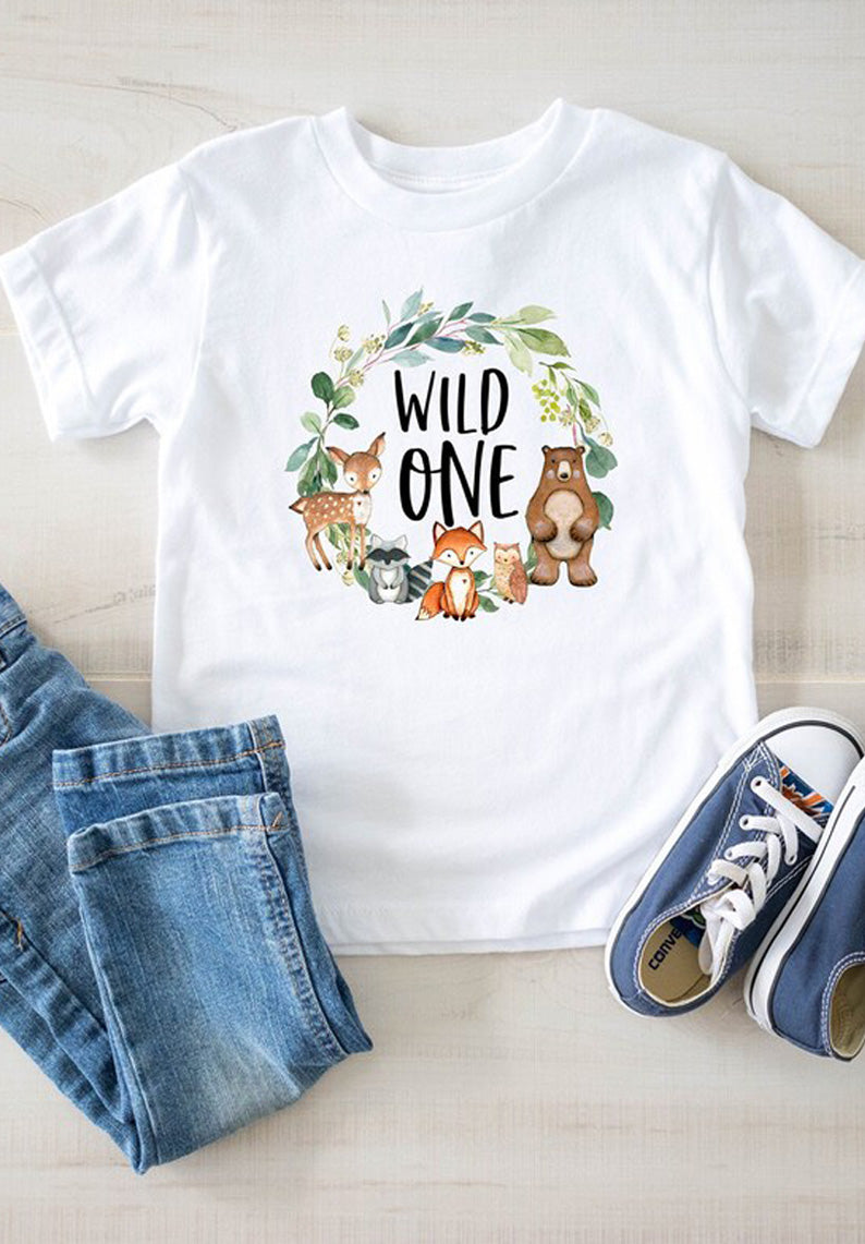 Woodland Baby t-shirt, Wild one bodysuits, Wild one party, Wild one bo –  Wishes & Details